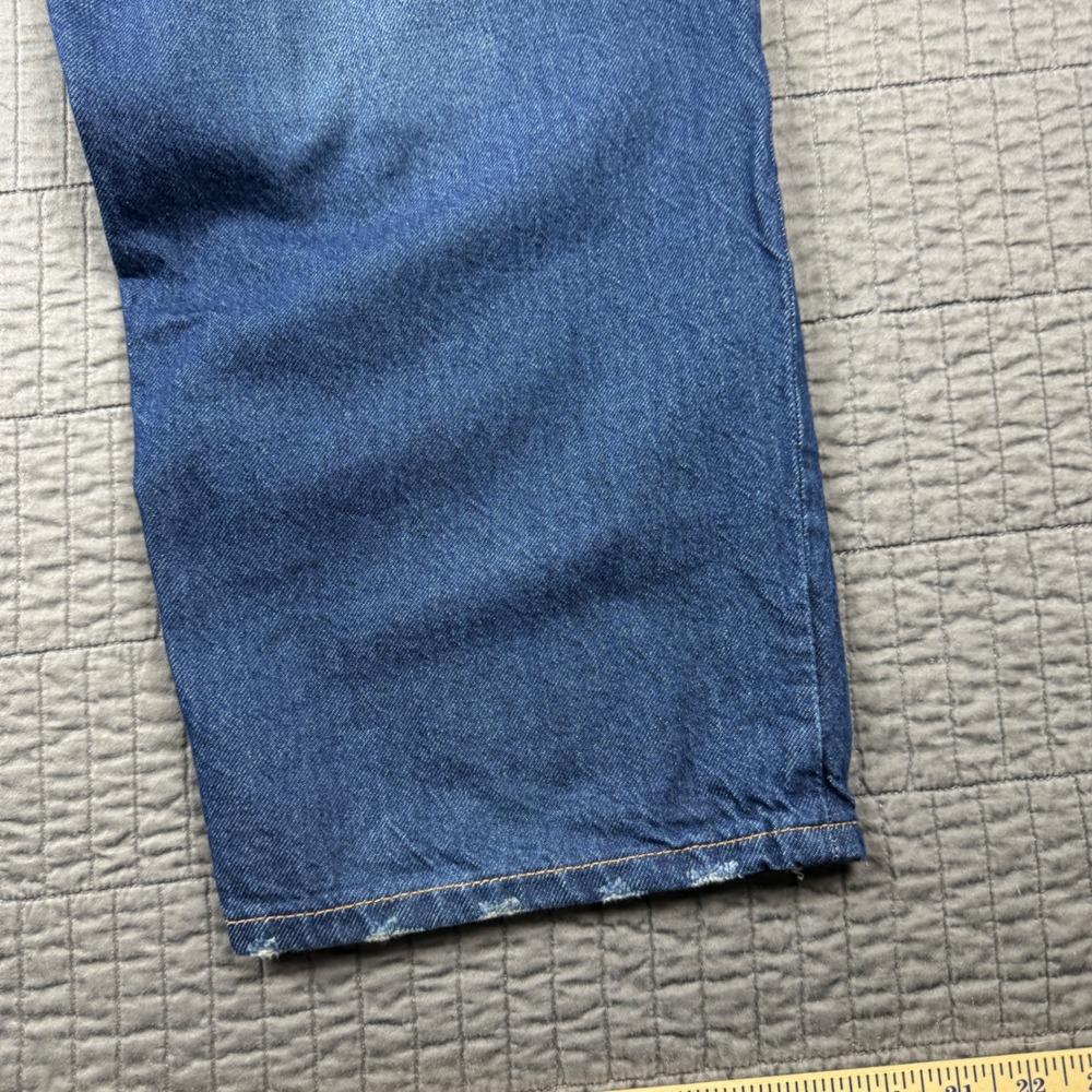 H&M Super Baggy Loose Fit Jeans Women 6 Blue Medium Wash Denim Wide Leg - Picture 6 of 13